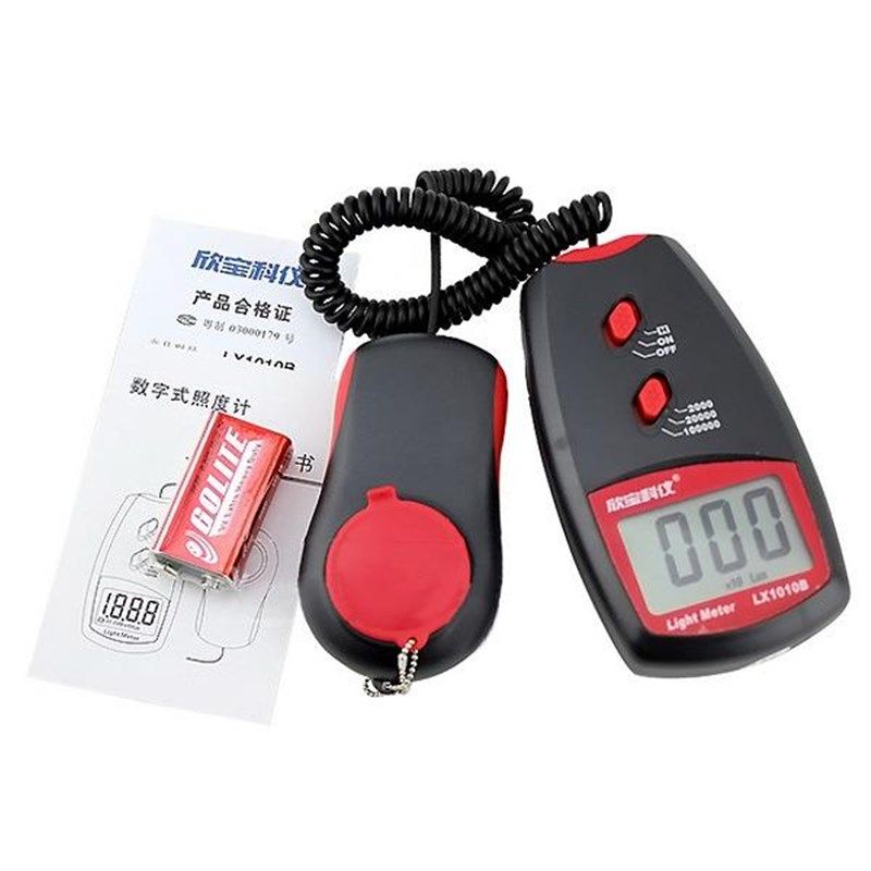 欣宝照度计LX-1010光度计LX1010B照M度仪 照度仪亮度计光度