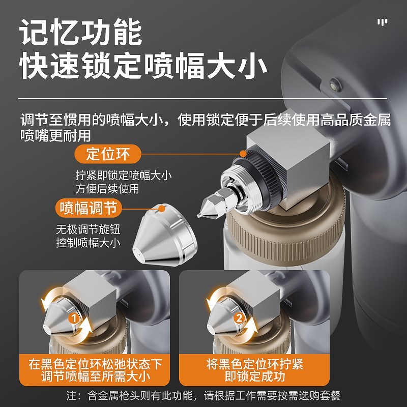 电动喷漆枪家政家具修覆喷漆枪y补漆维修小型手办模型彩绘锂电喷