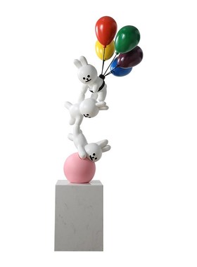 酒店售楼中心样i版间装饰摆件现代简约软装饰品儿童房卡通创意摆