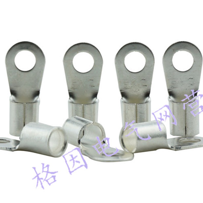 OT 6-10 接线端子 冷压鼻 铜鼻子 圆形裸端头 圆O圈 1000只 M10螺