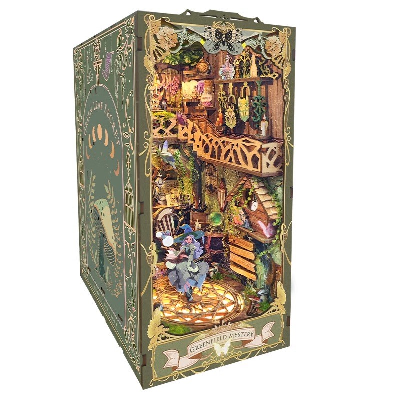 绿野秘境书立diy小屋3d立体y拼图手工拼装模型绿野仙踪送女生礼物