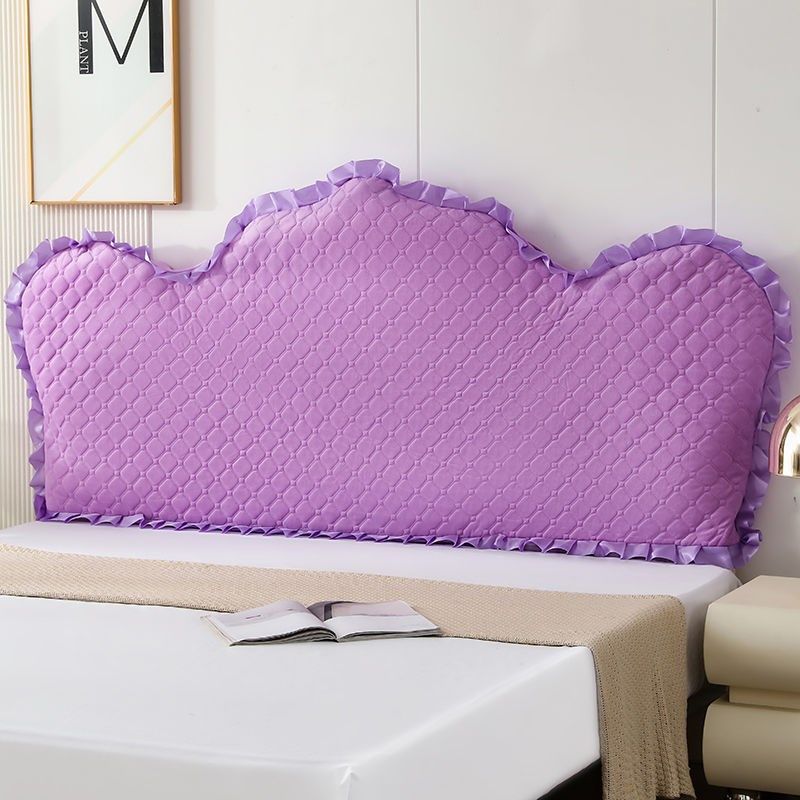 欧式弧形床头罩凹l凸设计加厚靠背套全包软包防滑防尘通用新款简,居家布艺,床头罩,淘宝优惠券,粉丝福利购,淘宝优惠卷