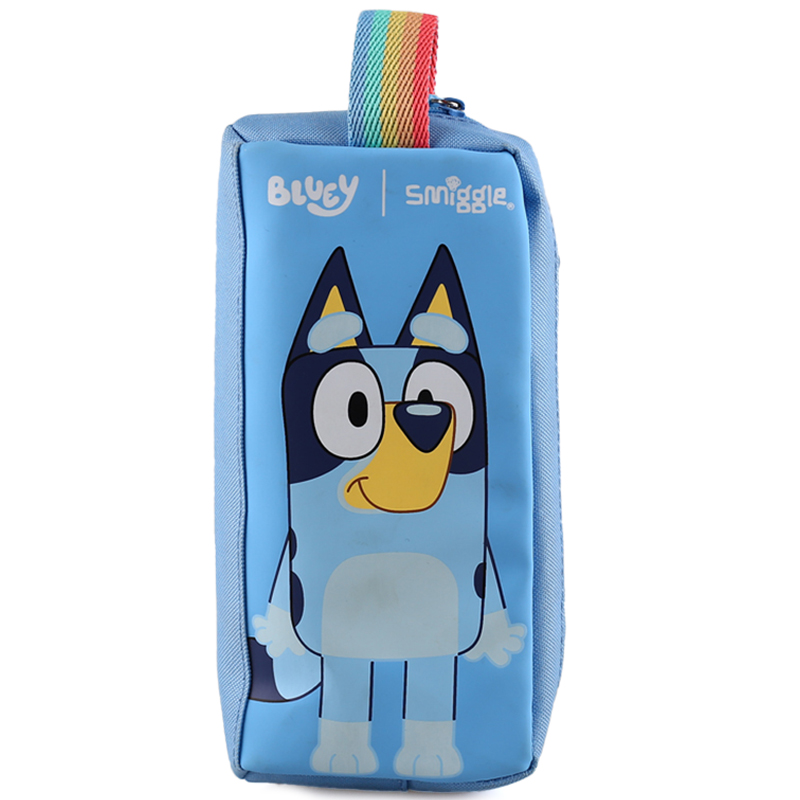 现货澳洲smiggle文具学生手提G大容量笔袋补习袋钥匙扣直邮