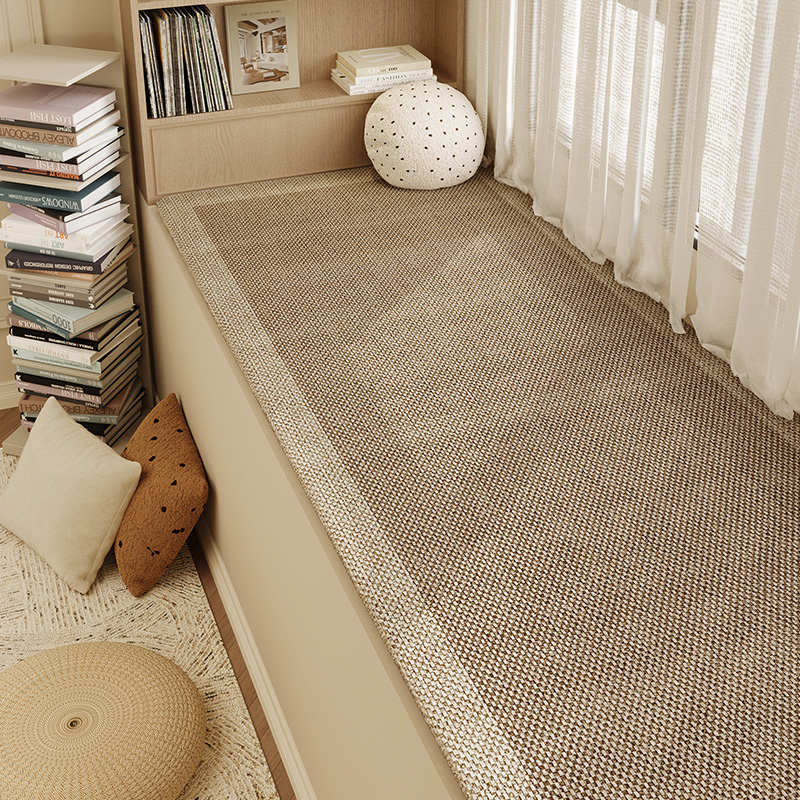 可定制夏b季冰沙飘窗垫冰丝凉感主卧家用窗台垫子榻榻米坐垫原木