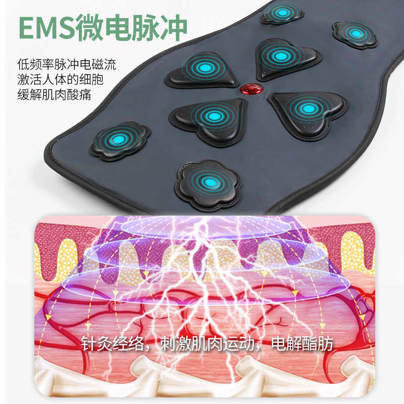 腹直肌分离训练器产后家用 微电流脉冲针灸减肥T减脂瘦身加热腰带