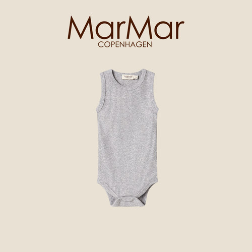MarMar2026春夏新品儿童背心包屁衣新生儿无袖连体三角哈衣爬服