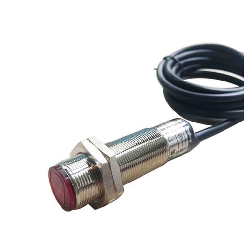 激光光电开关传感器 M18 NPN PNP 常开 常闭 漫反射 距离30cm可调