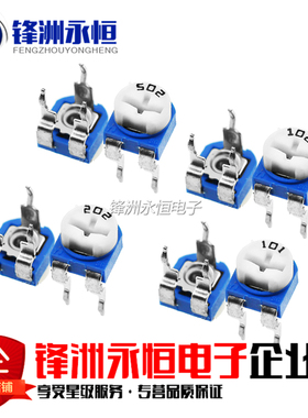 卧立式RM065/063蓝白可调电阻 100R 1K2K5K10K20K50K100K 102 103