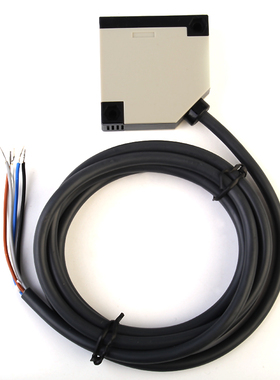 红外镜面漫反射光电开关E3JK-R4M1感应开关传感器电压12-220v通用