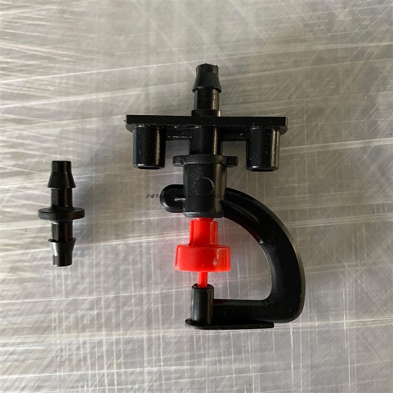 新款G型小转轮微喷灌喷头喷雾挂式园林农用大棚配件3U60度自动旋