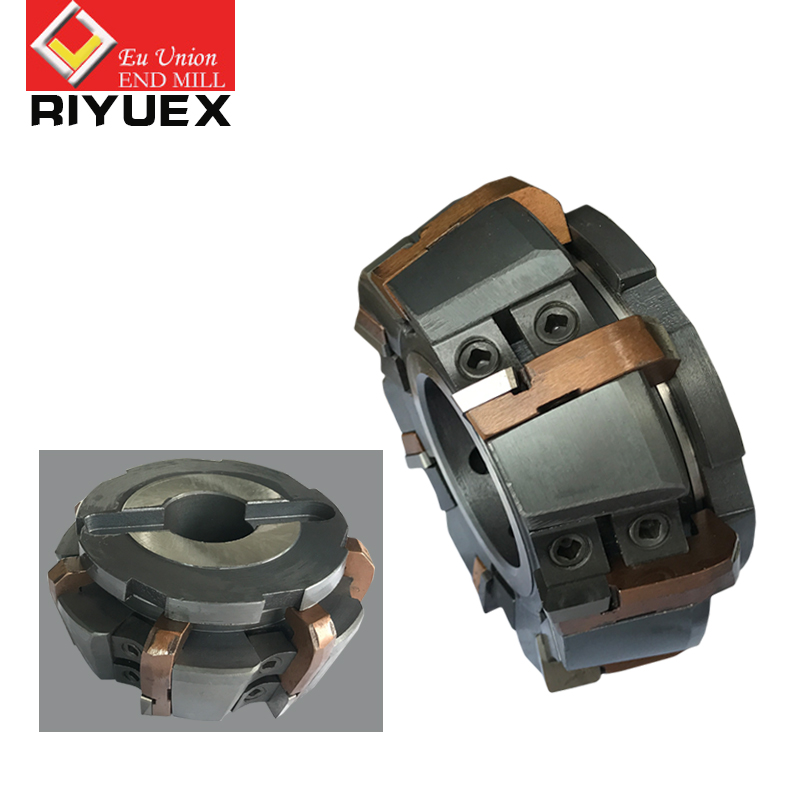 75度90度可转位k刀垫式重型铣刀盘镗床铣床粗加工刀盘GMA 160 315