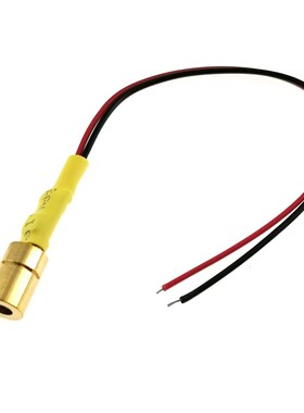 405nm 10mW蓝紫光 点状激光头模组 带准直 循迹 紫色激光 8mm直径