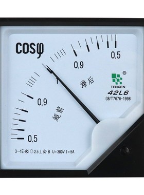 天正 42L6-S指针式三相功率因数表 频率表 功率表42L6-S COS380V