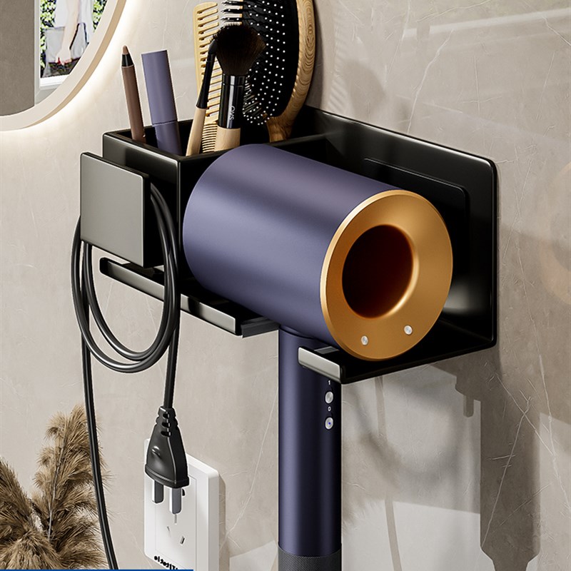 吹风机置物架免孔卫生间徕芬电吹风挂架收纳架风筒支架浴室架子