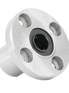 圆法兰直线轴承 LiMF6/8/10/12/13/16/20/25/30UU 光轴轴承 带法