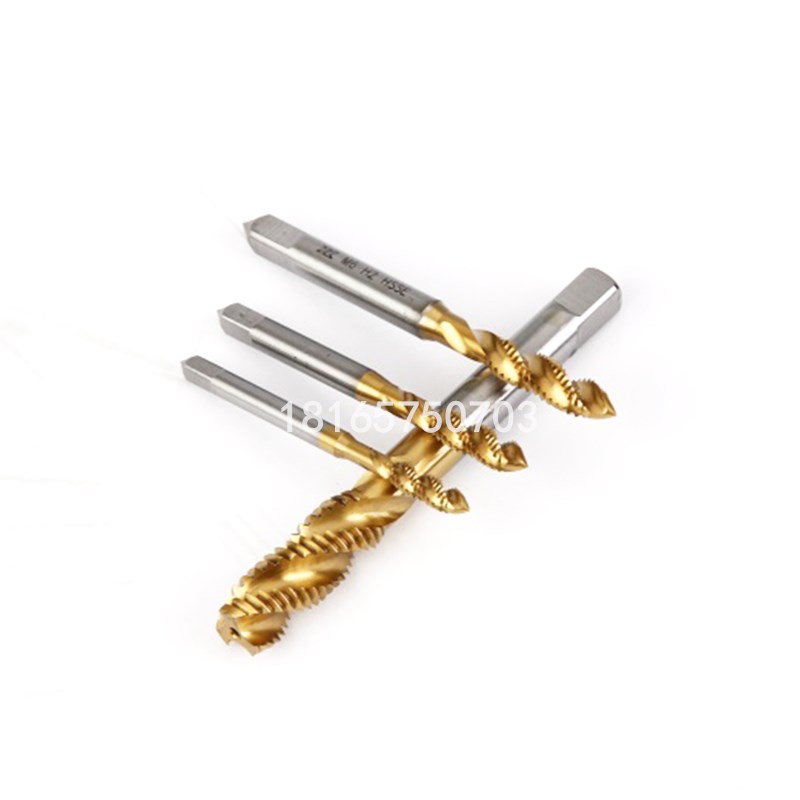 钢丝螺套镀钛加硬丝攻ST345681012 攻不锈钢牙套镀钛螺旋丝锥