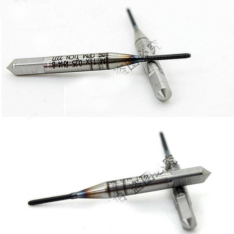 OSG镀TICN钴不锈钢用挤压丝攻锥M1.6X0.35/M2X0.4/M2.5/M2.6