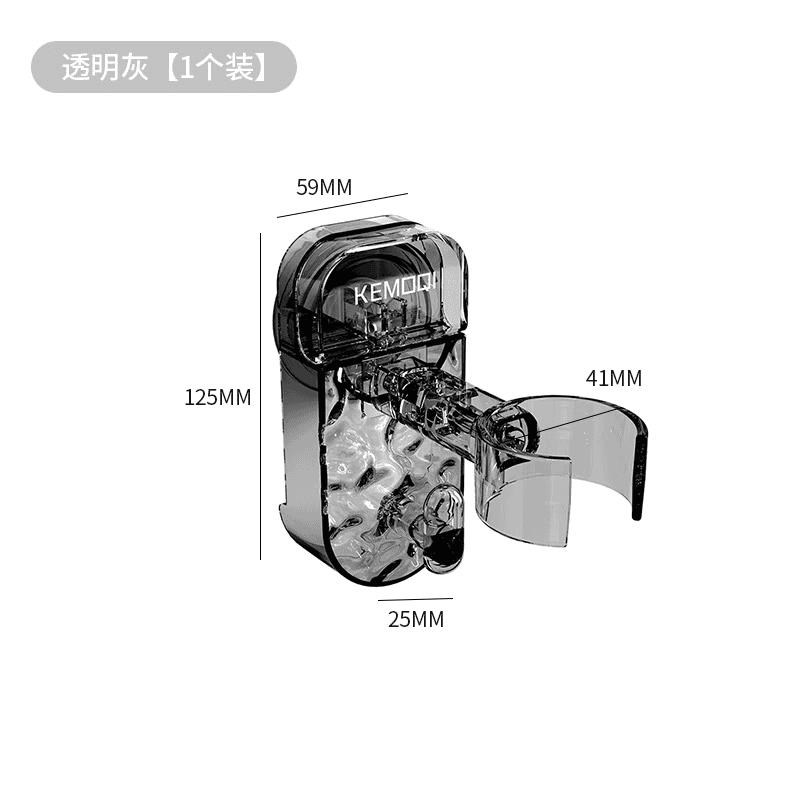 波纹吸盘吹风机支架置物架免孔电吹风挂架风筒放置架神器卫生间