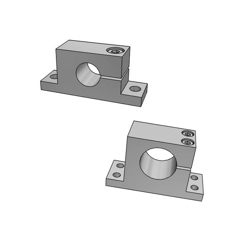 指向轴支座T型立式开口螺栓上锁紧固定SHTCA SHTCT1625 2025 3030