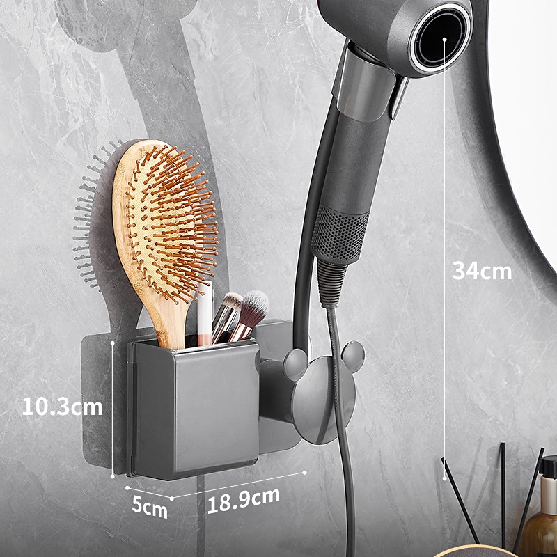 懒人吹风机支架解放双手免手持挂架卫生间免打孔立式吹风筒置物架