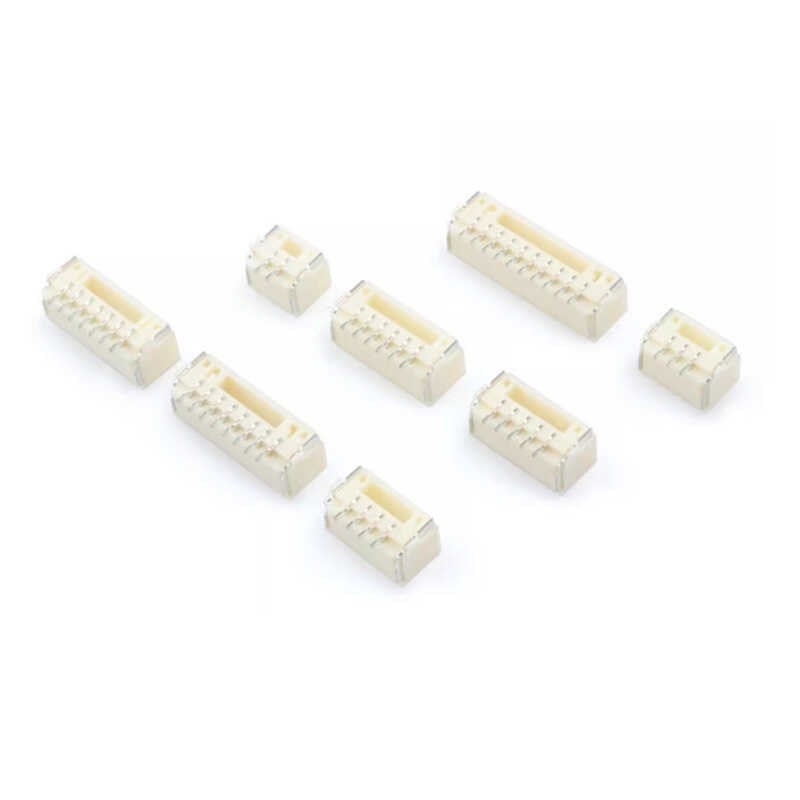 GH1.25带锁扣连接l器1.25mm间距2/3/4/6/8-10P卧贴立贴插座接插件