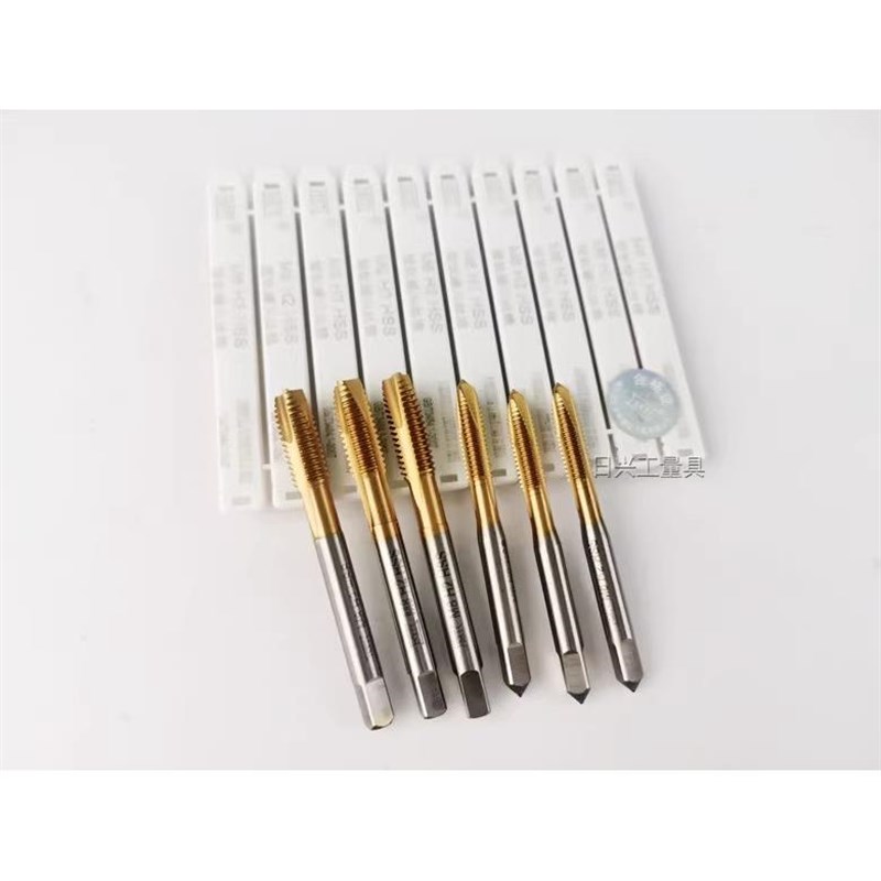 镀钛6542高速钢HSS直槽机用丝锥先端丝攻丝钻头丝锥M3-M12不锈钢