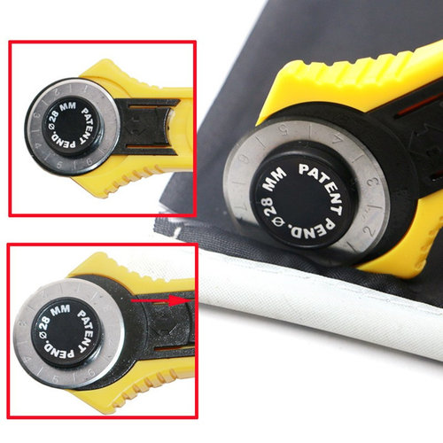 新品28mm Patchwork Roller Wheel BKnife Cloth Cutting Knife L