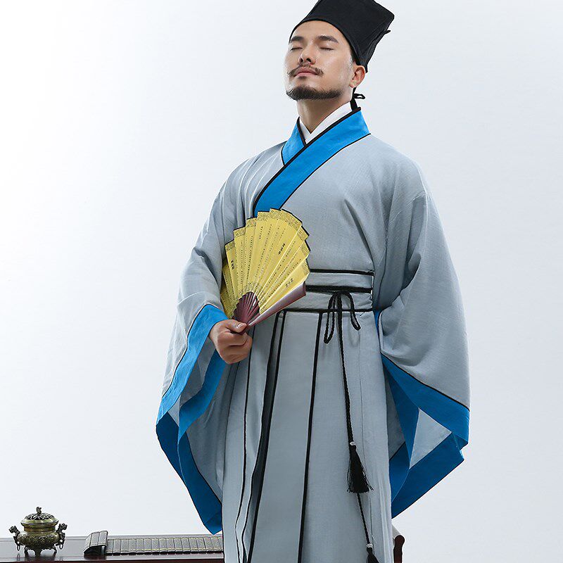 新品宋代古装衣服秀才演出服国学汉服男书生影视剧U写真明朝古代