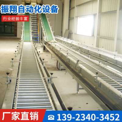 极速厂促厂销非标物流快递打包流水线E 动力滚筒传送机 小型无动