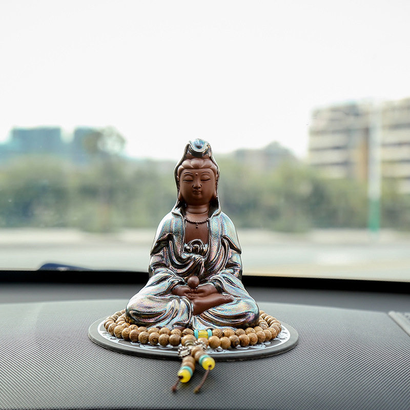 极速车载摆件弥勒佛笑佛观音菩萨大日如来N佛像创意汽车装饰用品