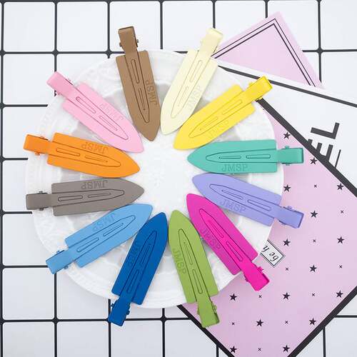 新品-A052 Beauty makeup clip metal paint fluoreSscent color