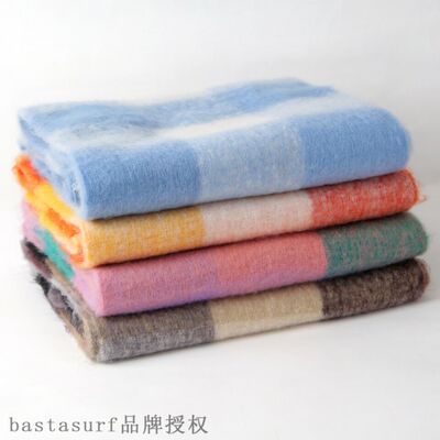 极速2021 new AC Plaid Scarf ayutumn winter warm wool contras