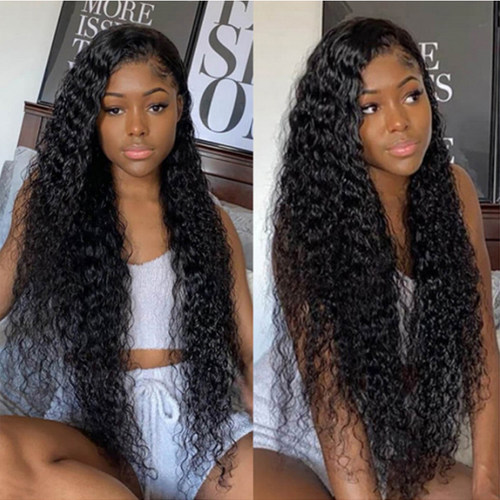 新品Wavy Frontal Wig Lace Front Synthetic Hair Wigs XFor Wom