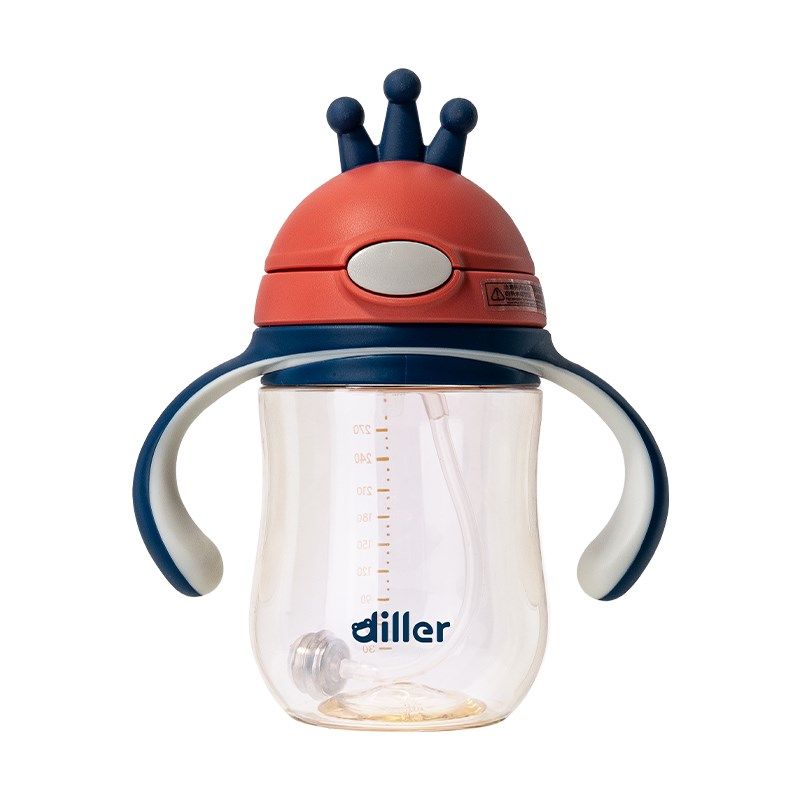 极速PPaSU鸭嘴两用儿童吸管宝宝婴儿水杯喝奶饮水学饮杯家用水壶