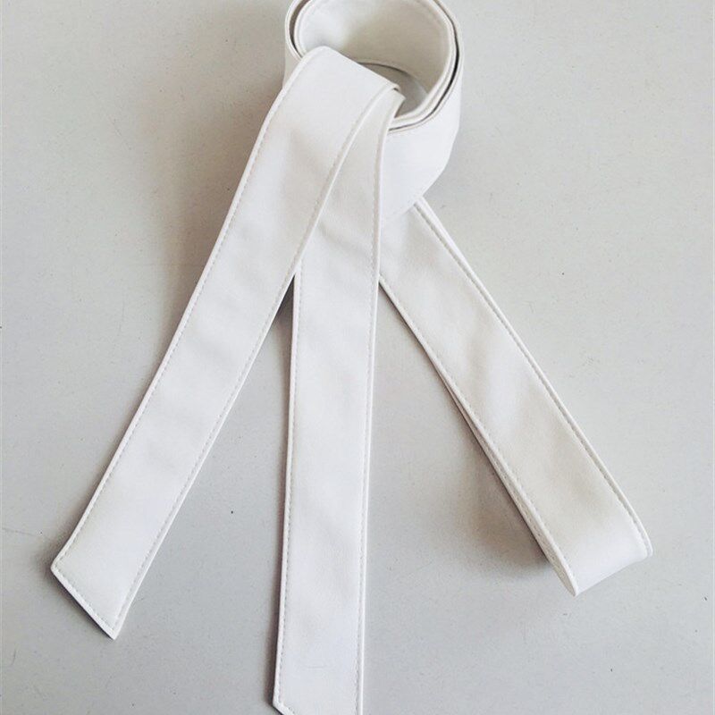 极速配大衣的宽腰带装饰女士无头皮带20H22新款搭配风衣黑色百搭