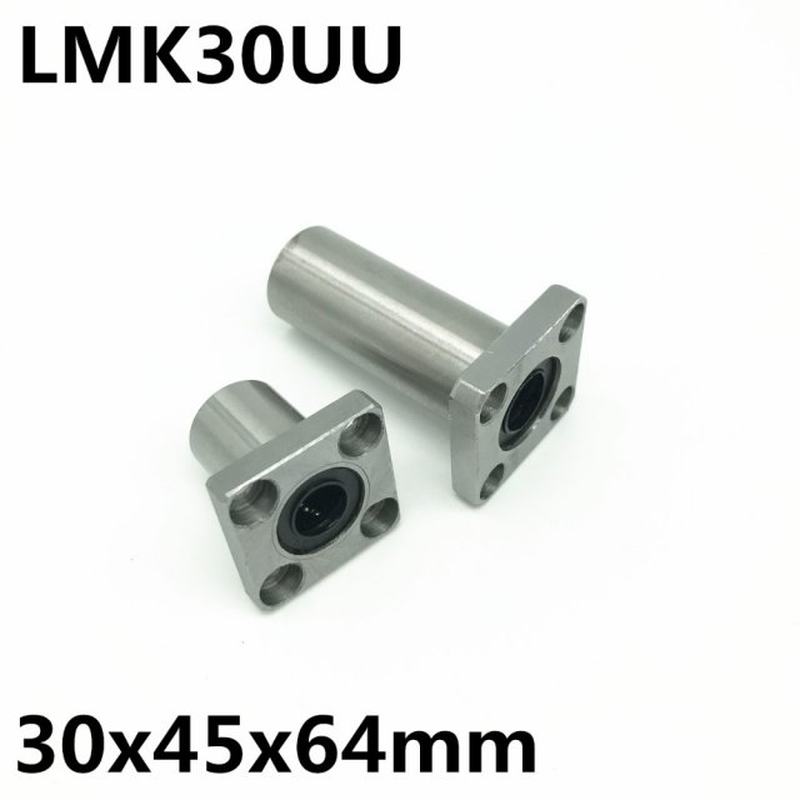 速发2pcs LMK30UU for 30mm shaft linear bearing square flange