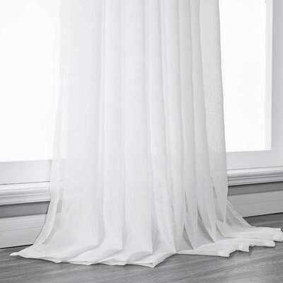 极速White Tullje Curtains for Living Room Solid Color Curtai