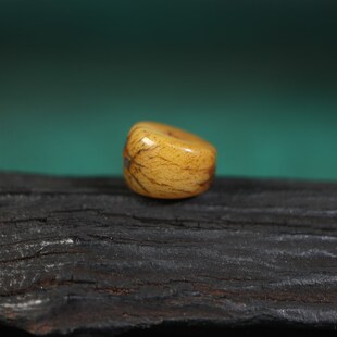 极速11.6mm精品油润包浆咒点牦牛骨大J肠珠隔珠隔片配饰佛珠手串