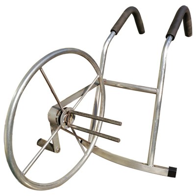 极速新款灌溉神器l水管收放卷收盘机器折叠百米卷管架子农用水带