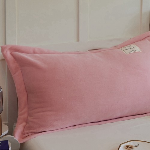 极速加绒双人长枕套1.5米成人牛奶绒长枕头套1M.2米1.8长版毛绒枕