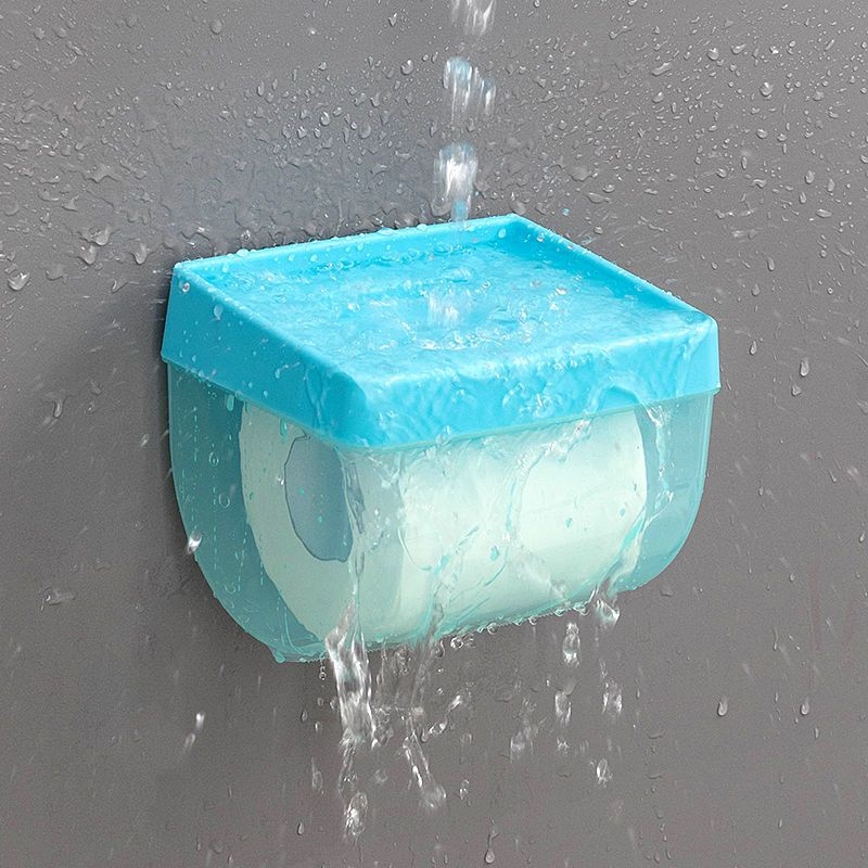 极速【掉落包赔】免打孔卫生间纸巾盒厕所抽纸卷纸V手纸盒卫生纸