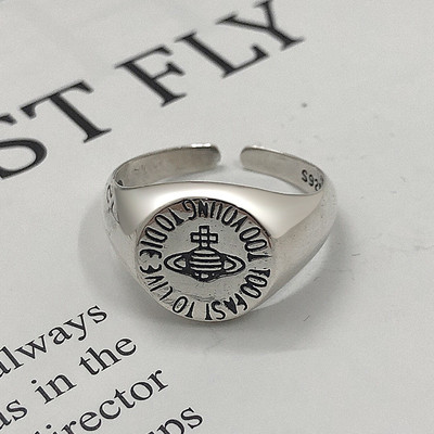 极速Retro Simple Style Saturn Rings For WLomen Men Fashion S