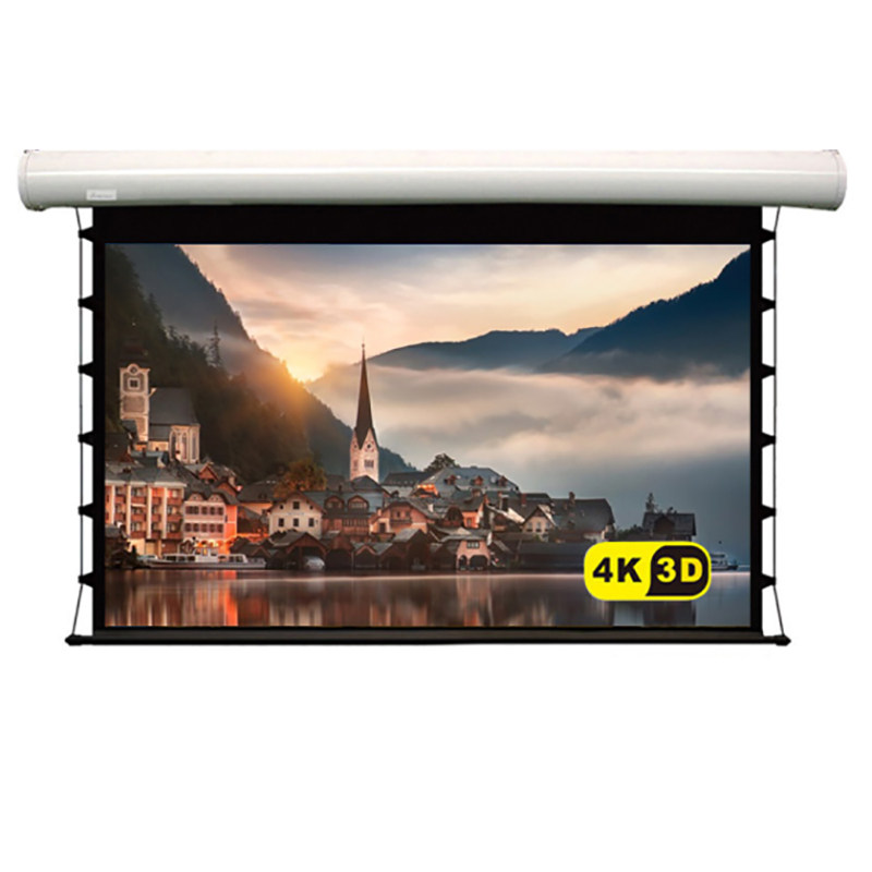 极速经科JK电动遥控拉线投影幕布M2-FI/200s玻纤R拉绳幕白幕150寸