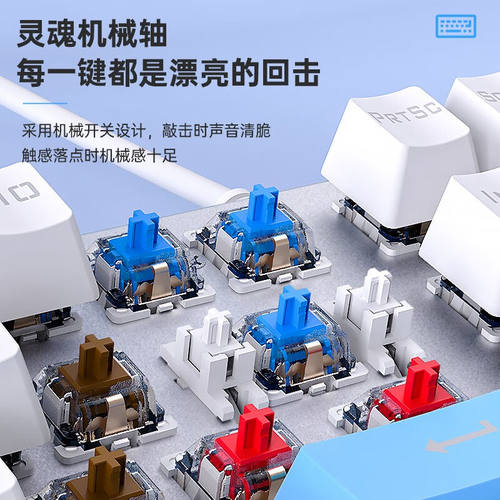 新品惠普(HP)GK200机械x键盘有线办公游戏键盘20种背光灯效电竞