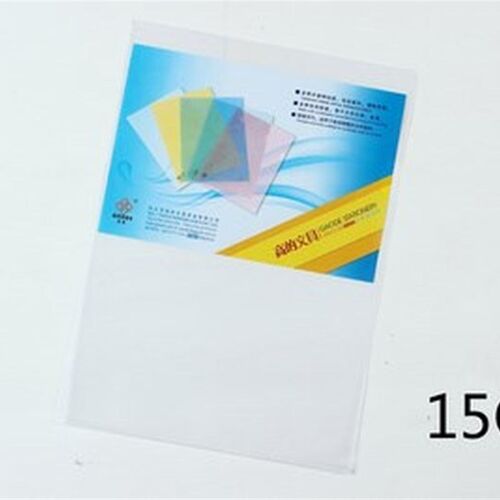新品folder fl clip a4/fc two pae file set file transparent o