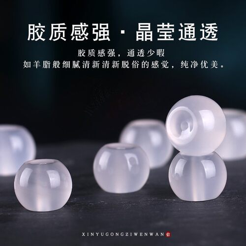新品保真原矿南红玛瑙苹果珠荔枝冻散珠吊坠L背云佛珠diy金刚星月