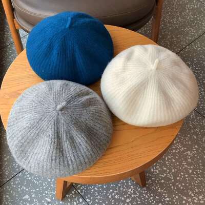 极速Stubble Joker Wool Beret Cap WoFmens Autumn and Winter
