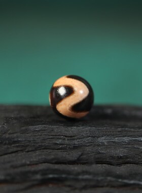 极速8mbm玛瑙材质油润小虎牙达洛天珠配珠藏式复古老料玛瑙手串di