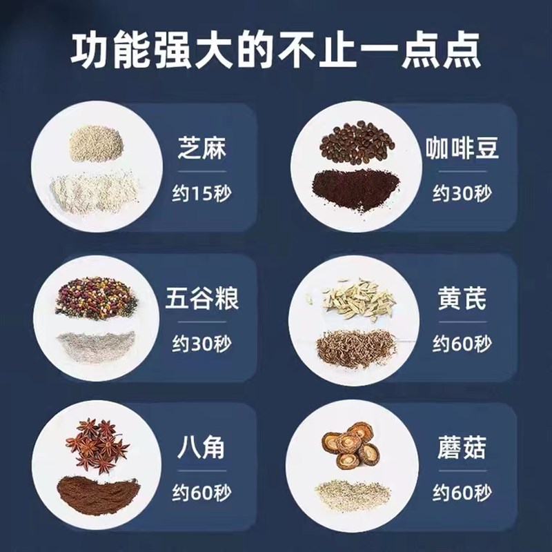 极速新品新品【2023热卖!】磨粉机打F粉机家G用小型五谷杂X粮破碎