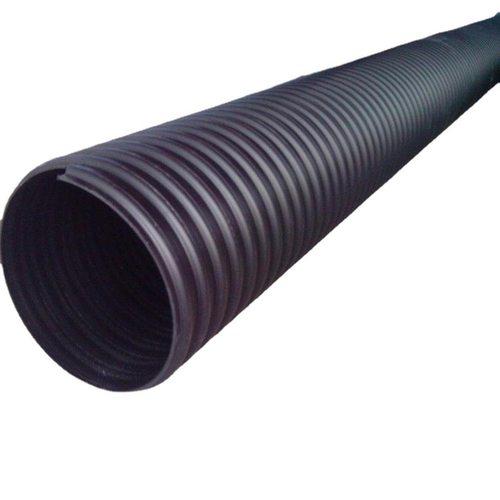 极速新品HDPE单壁波纹管大口径排污G管筒管中空壁缠绕T管黑色道路